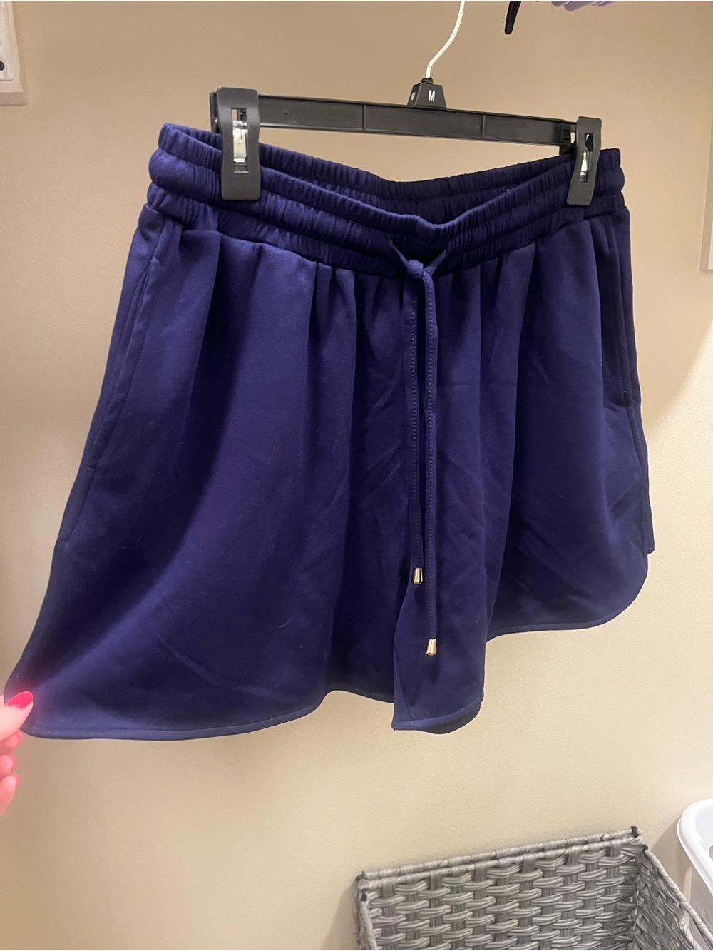 Women’s Athletic Drawstring Shorts - Deep Navy
